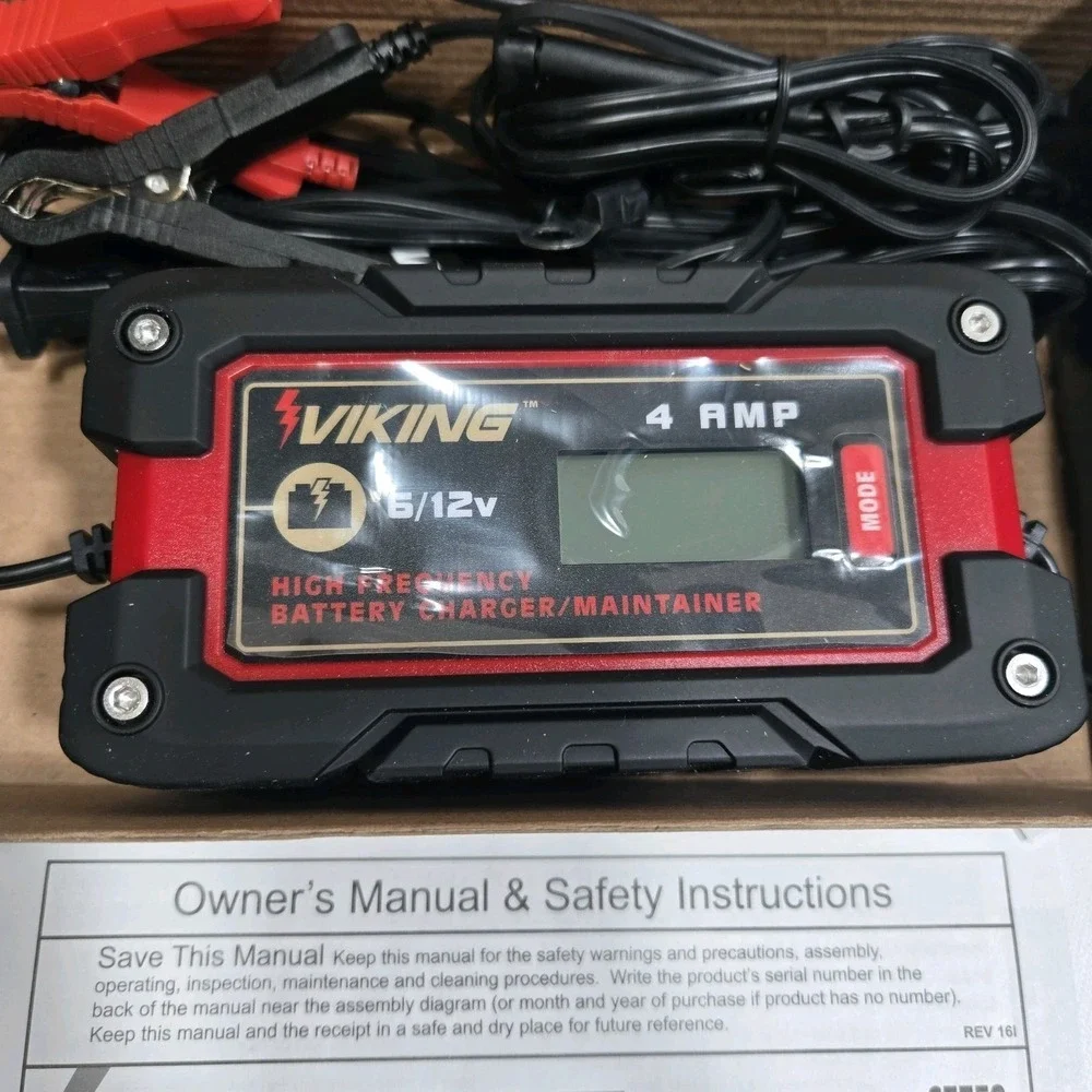 Viking‎ 63350 4 Amp Fully Automatic Microprocessor Controlled Battery Charger